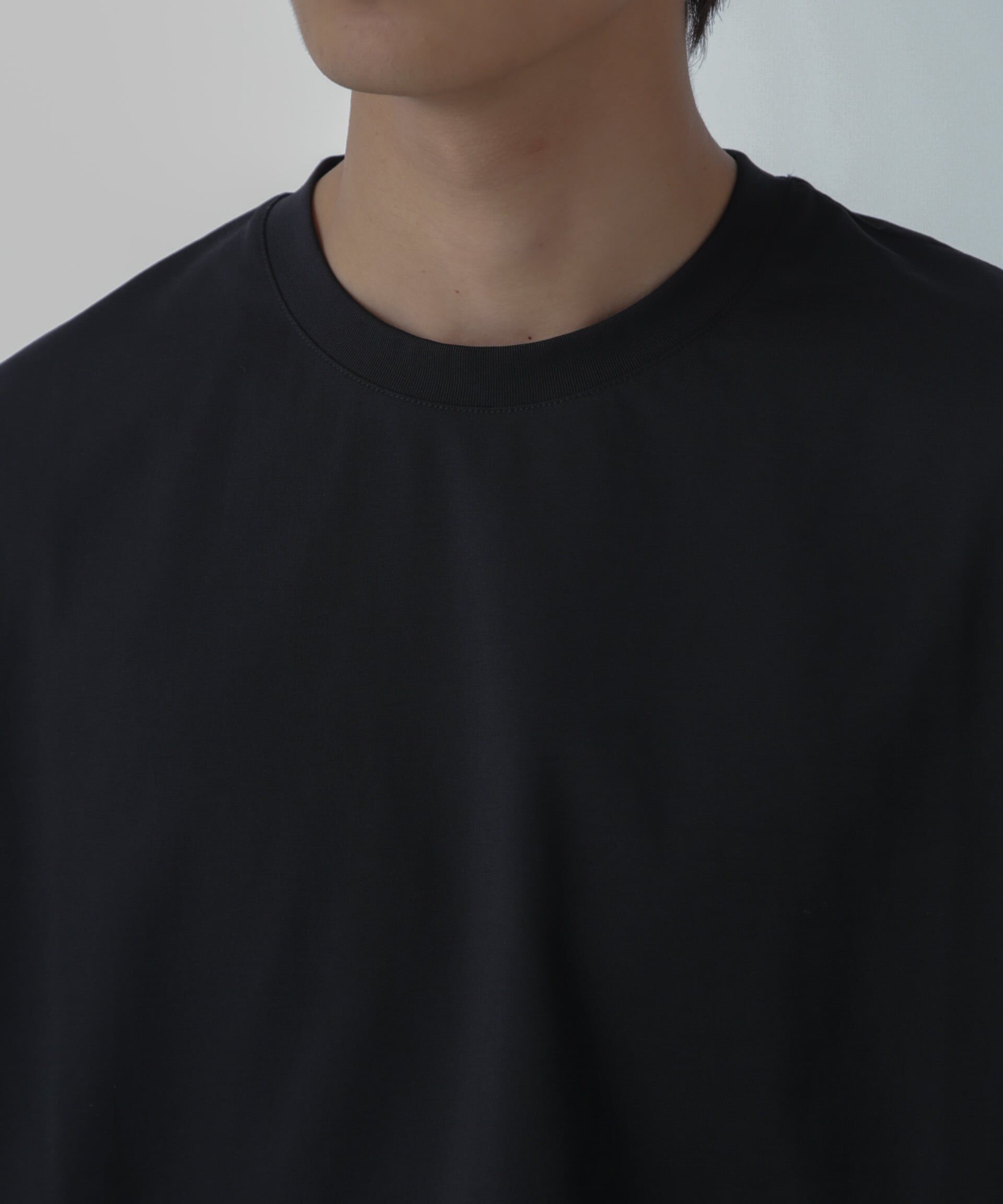 nano･universe「ドライジャージー ワイドTシャツ 半袖(セットアップ可)」|Tシャツ・カットソー|