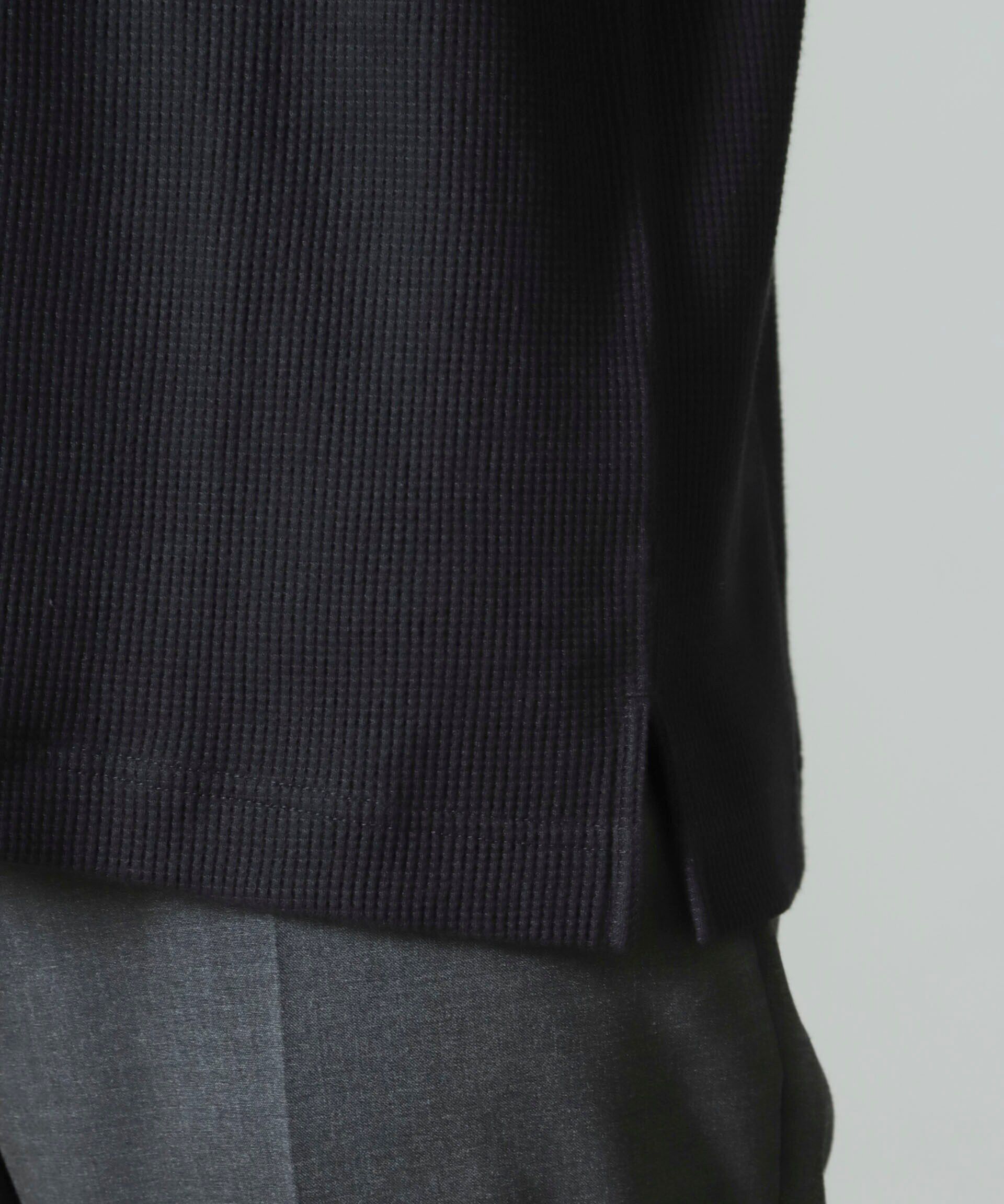 nano･universe「アンチスメルワッフルTシャツ 長袖」|Tシャツ・カットソー|