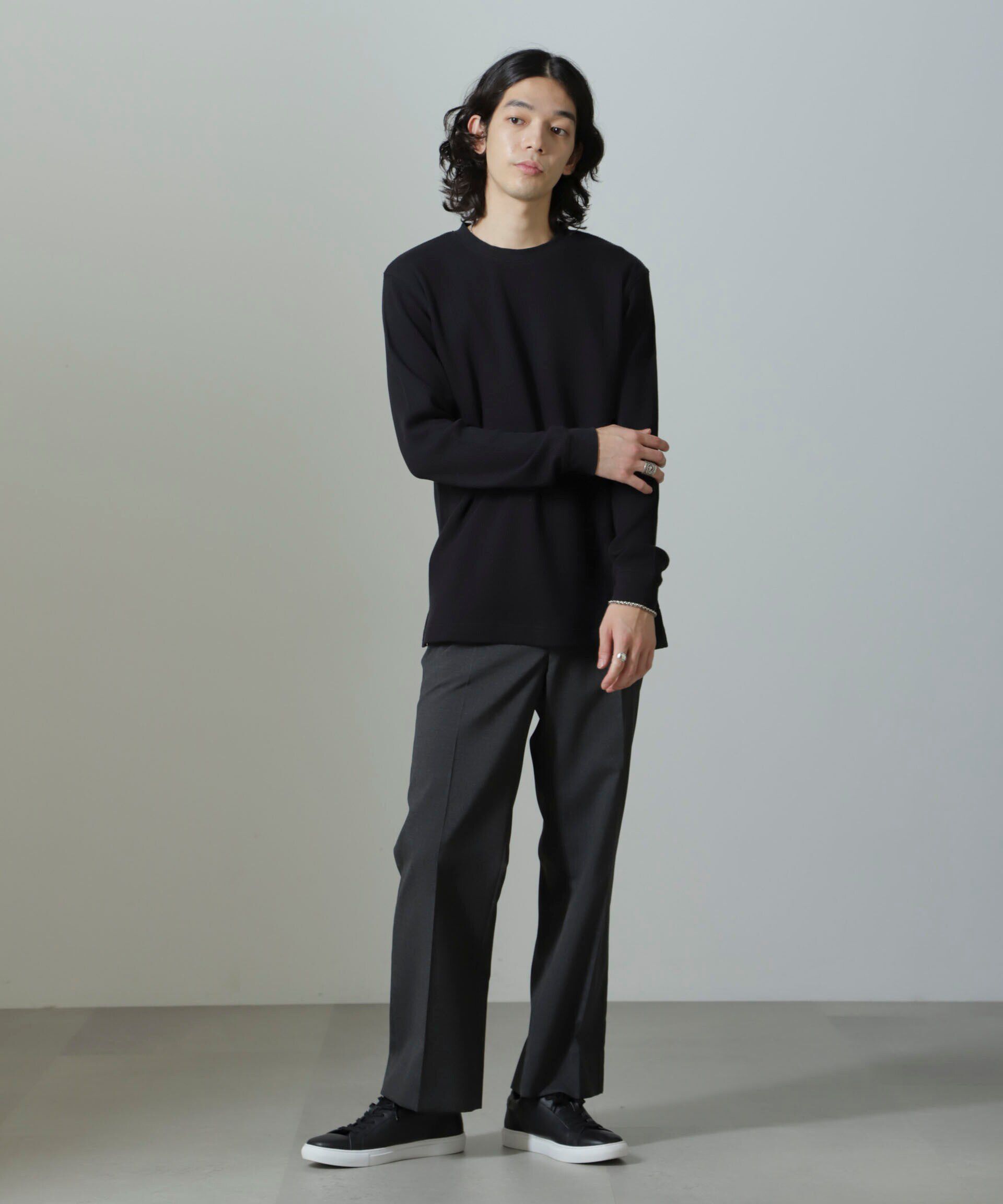 nano･universe「アンチスメルワッフルTシャツ 長袖」|Tシャツ・カットソー|