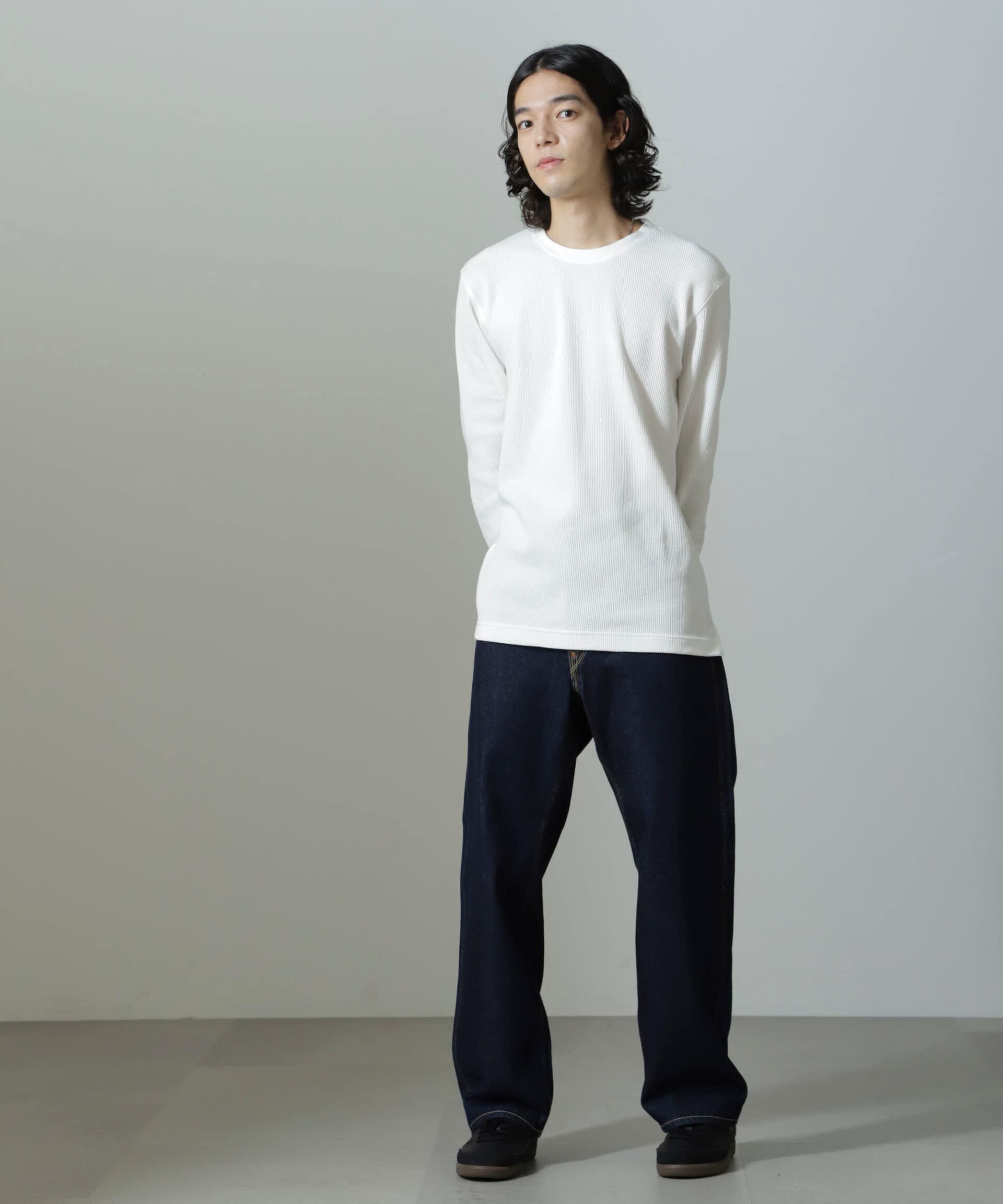 nano･universe「アンチスメルワッフルTシャツ 長袖」|Tシャツ・カットソー|