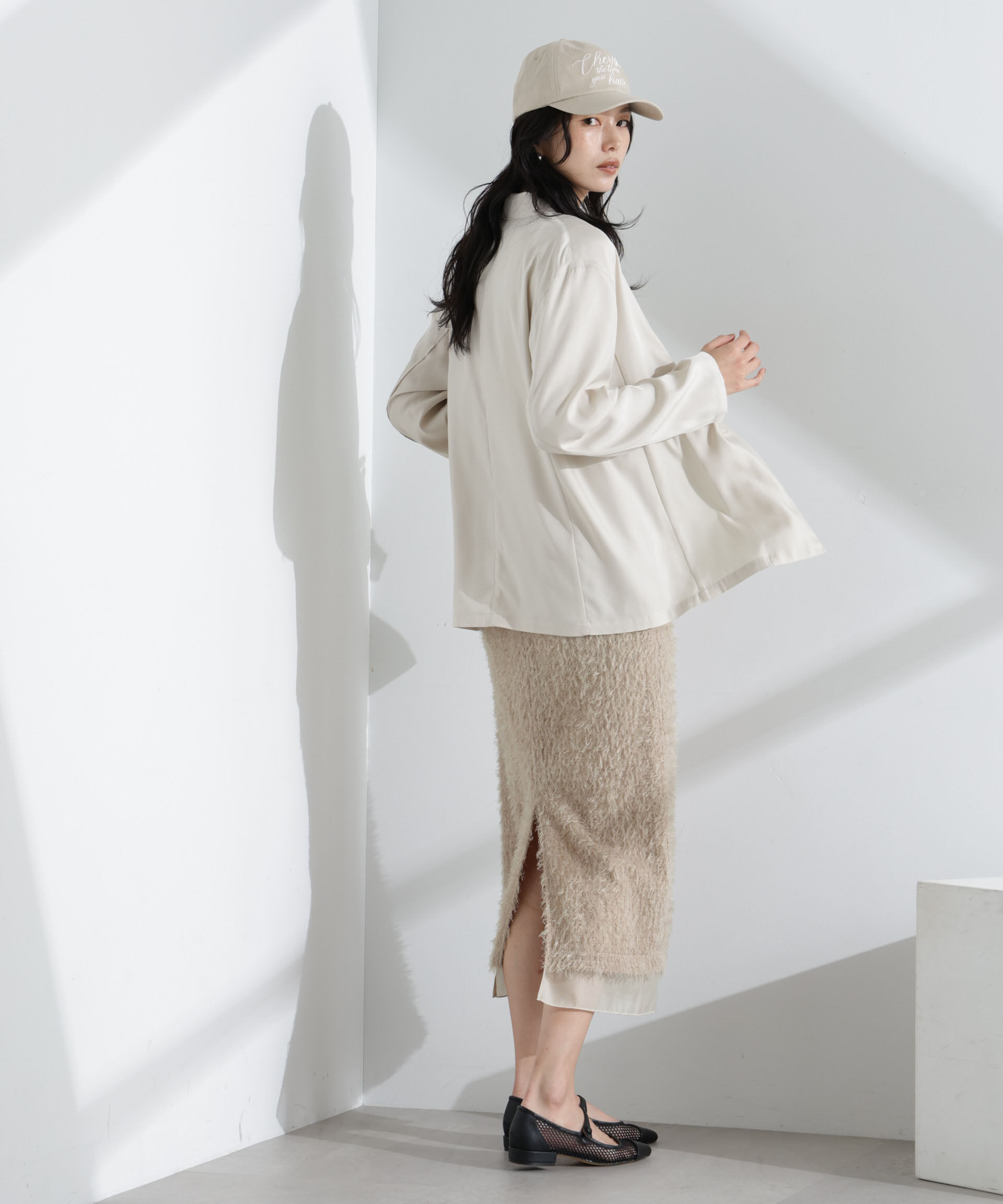 nano･universe「チュールフリンジスカート(セットアップ可)」|スカート|