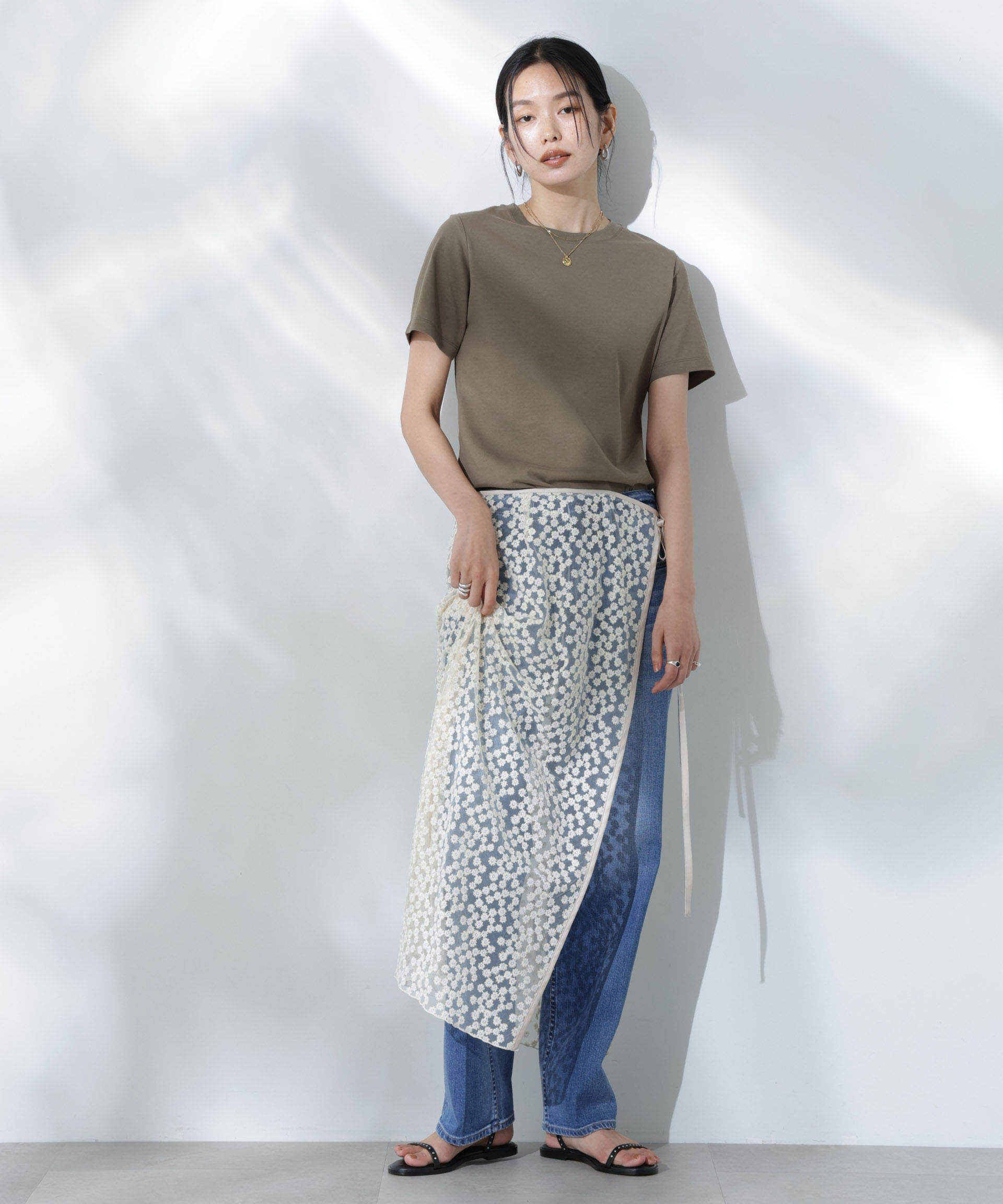 nano･universe「Anti Soaked(R) 汗染み防止クルーネックTシャツ」|Tシャツ・カットソー|