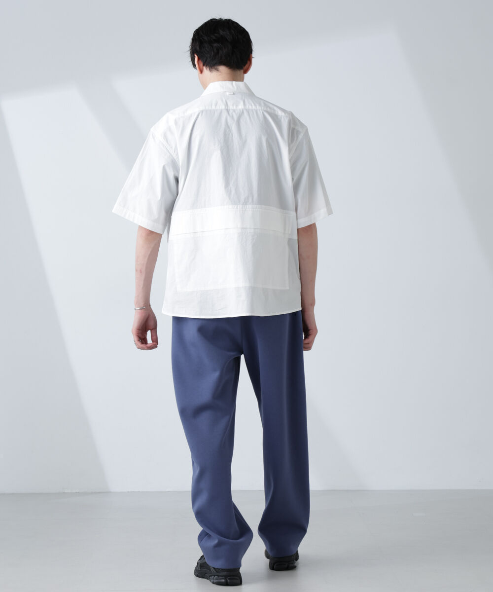 nano･universe「「NJ/CLUB」 ユーティリティマルチポケットシャツ 半袖」|シャツ・ブラウス|