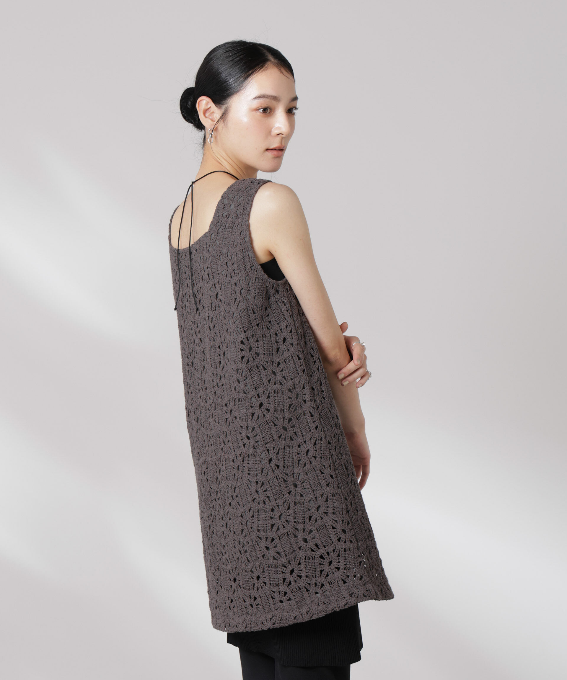 nano･universe「コットンコードレースミニワンピース(セットアップ可)」|ワンピース|