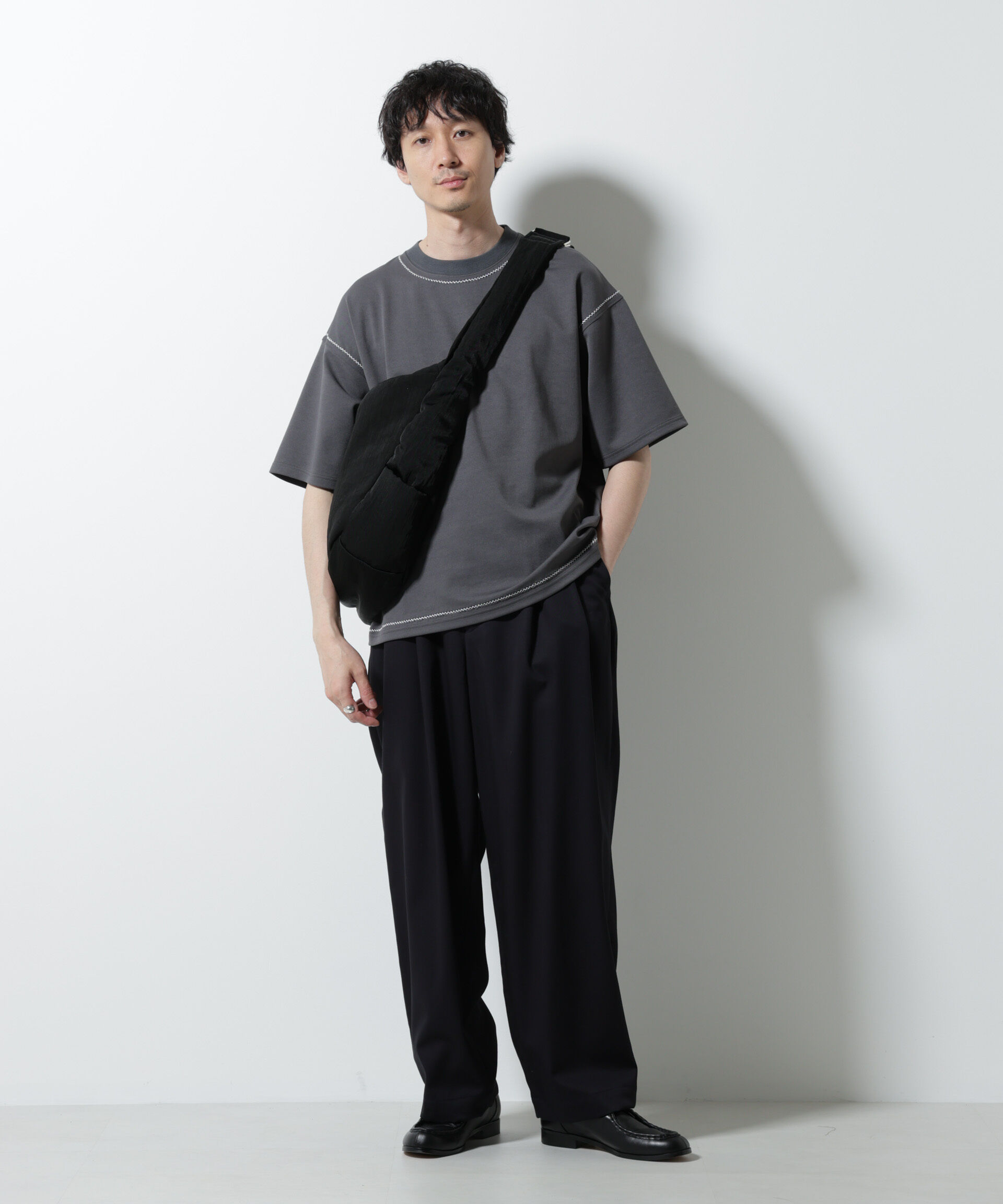 nano･universe「テクニックステッチTシャツ 半袖」|Tシャツ・カットソー|