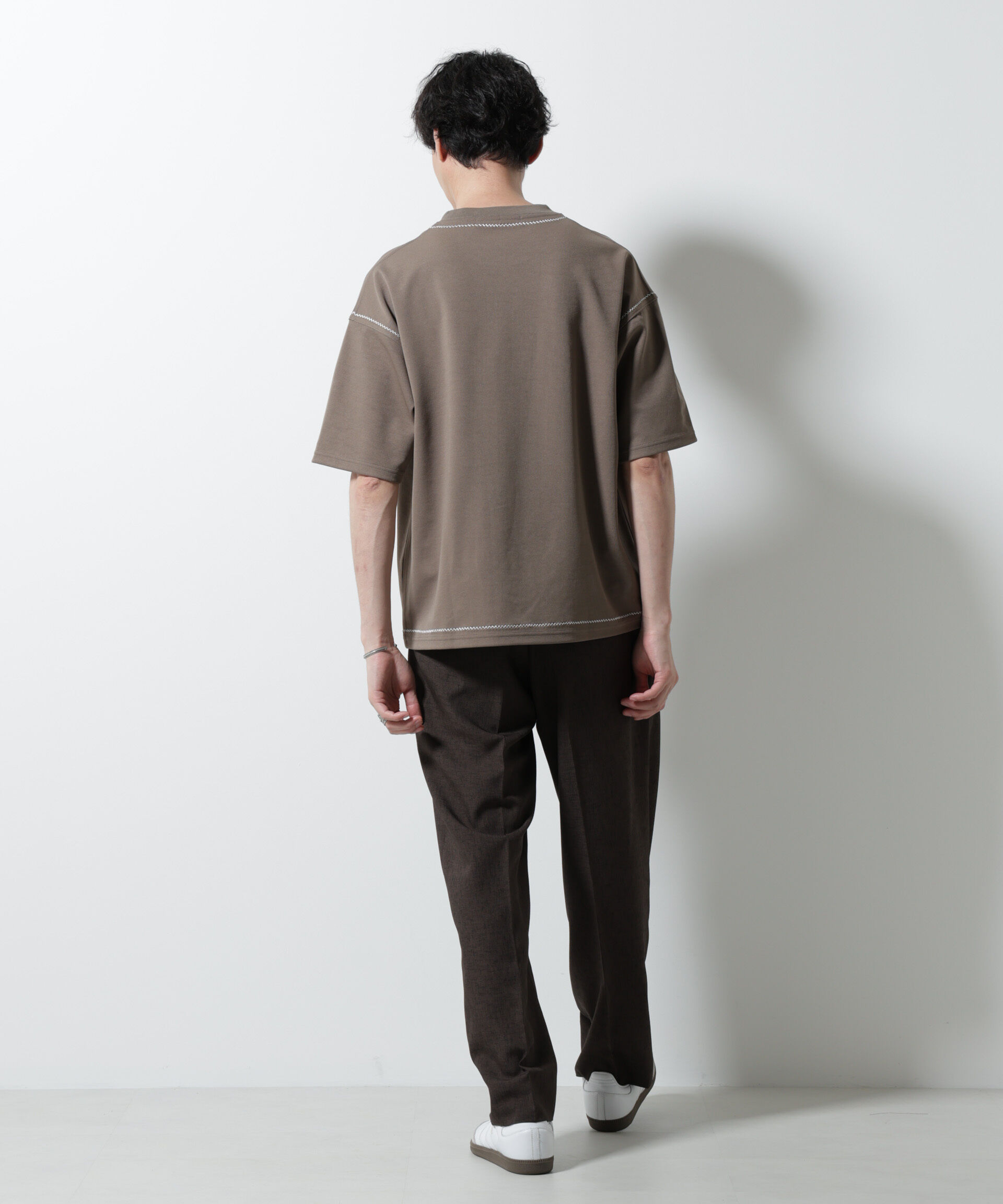 nano･universe「テクニックステッチTシャツ 半袖」|Tシャツ・カットソー|