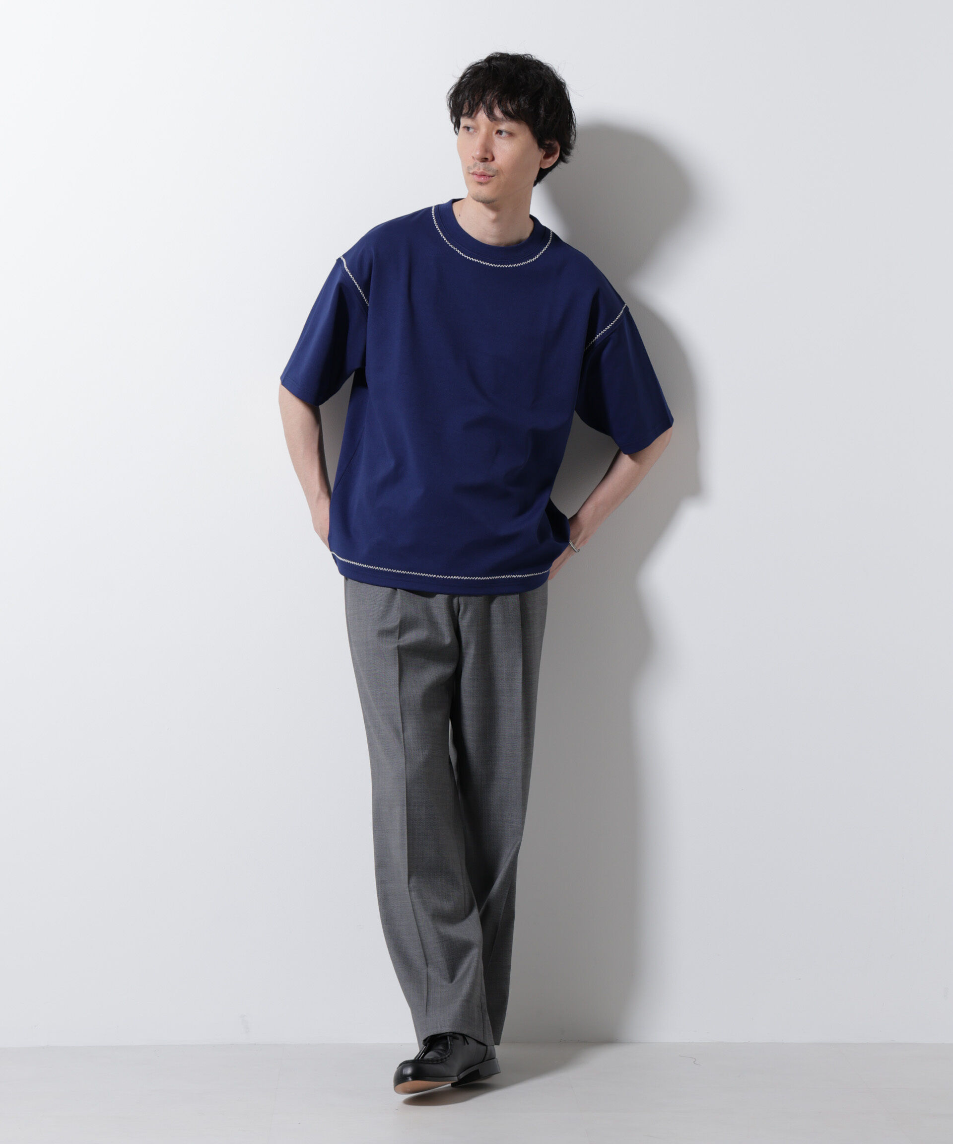 nano･universe「テクニックステッチTシャツ 半袖」|Tシャツ・カットソー|