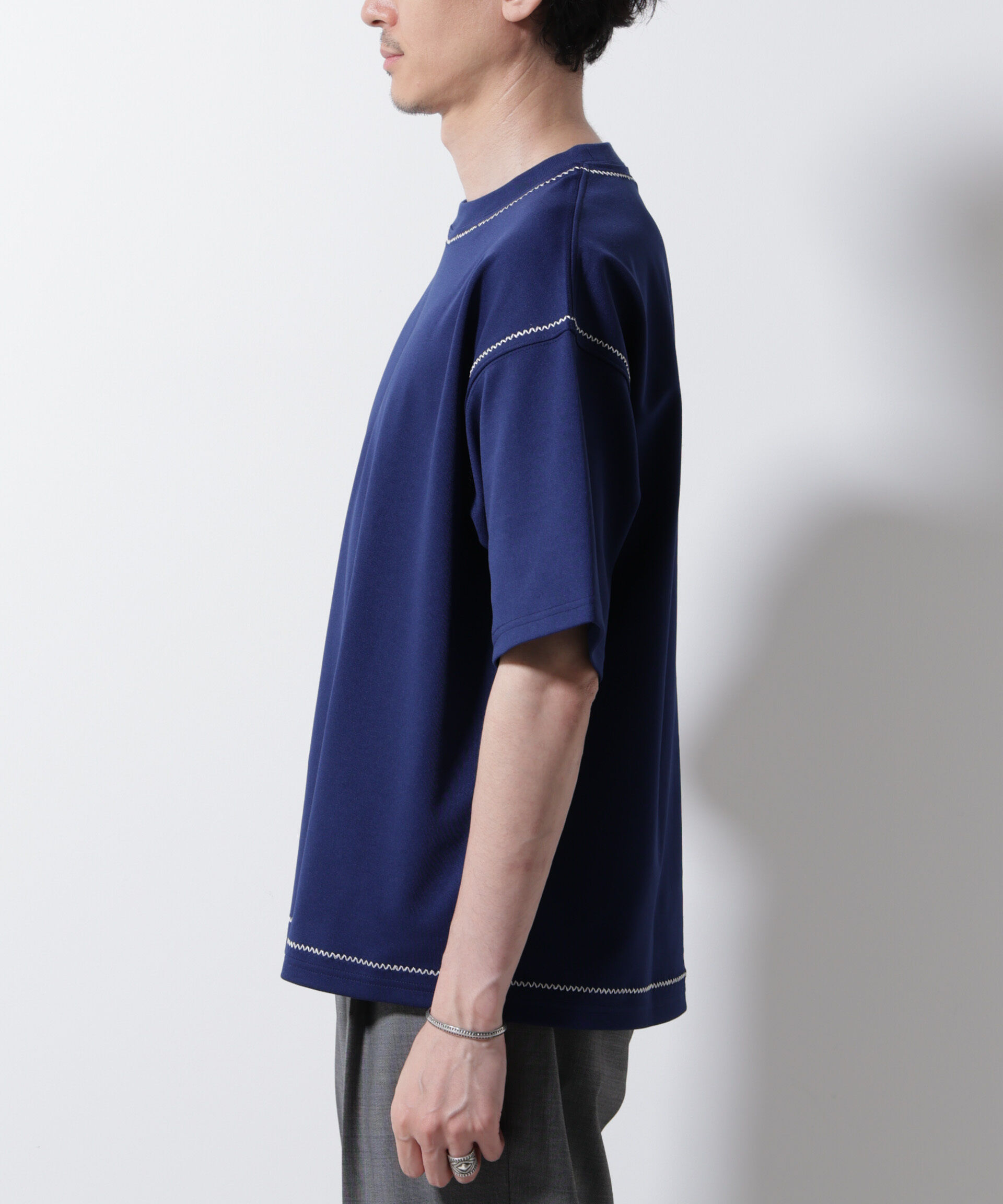 nano･universe「テクニックステッチTシャツ 半袖」|Tシャツ・カットソー|