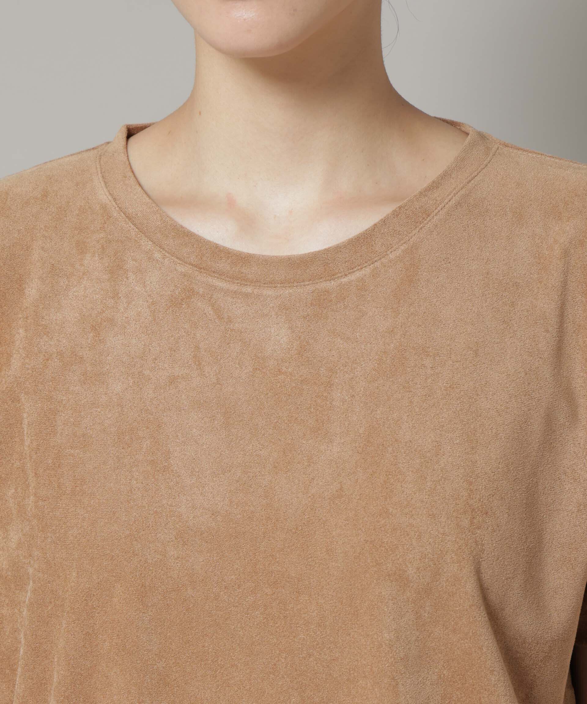 nano･universe「フェイクスエードTシャツ」|Tシャツ・カットソー|