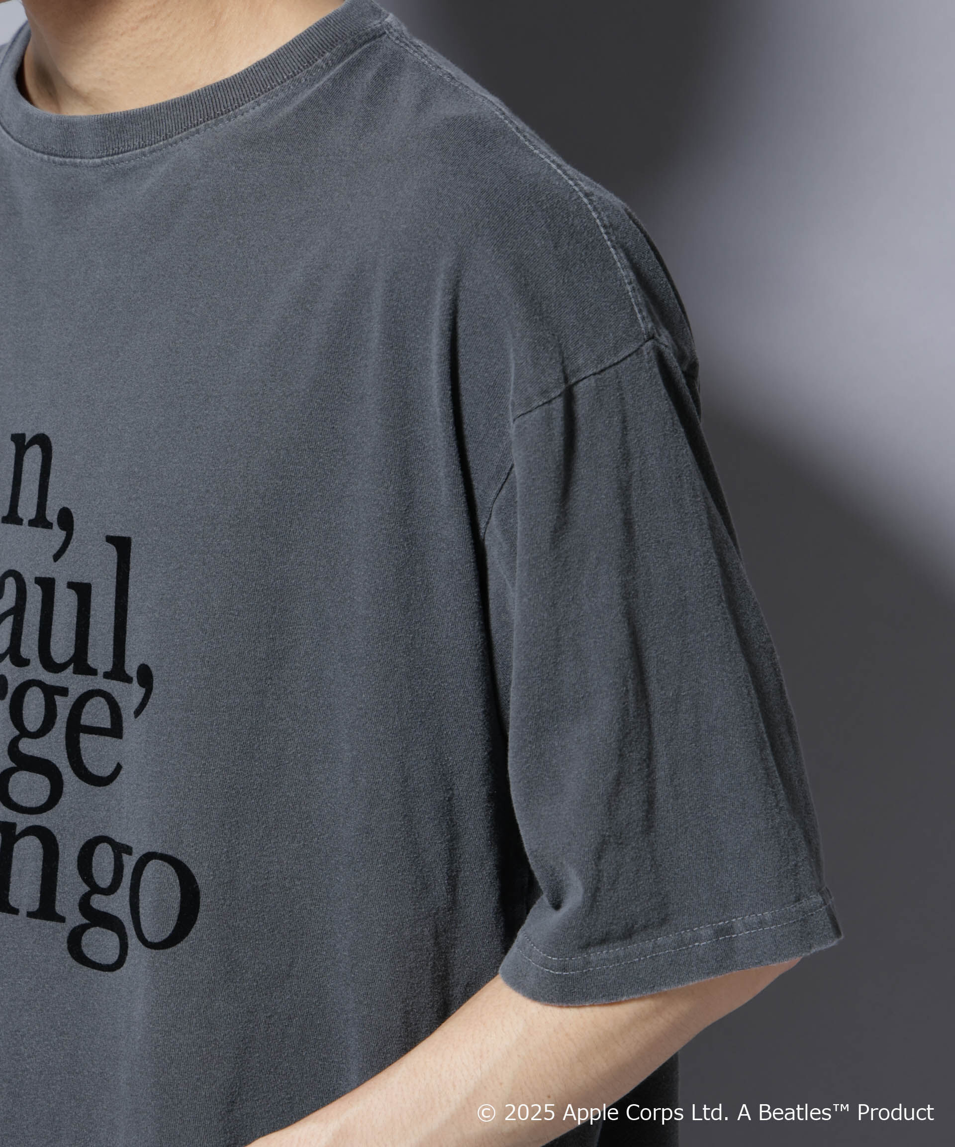 nano･universe「別注GOOD ROCK SPEED BEATLES フロッキープリントTシャツ」|Tシャツ・カットソー|