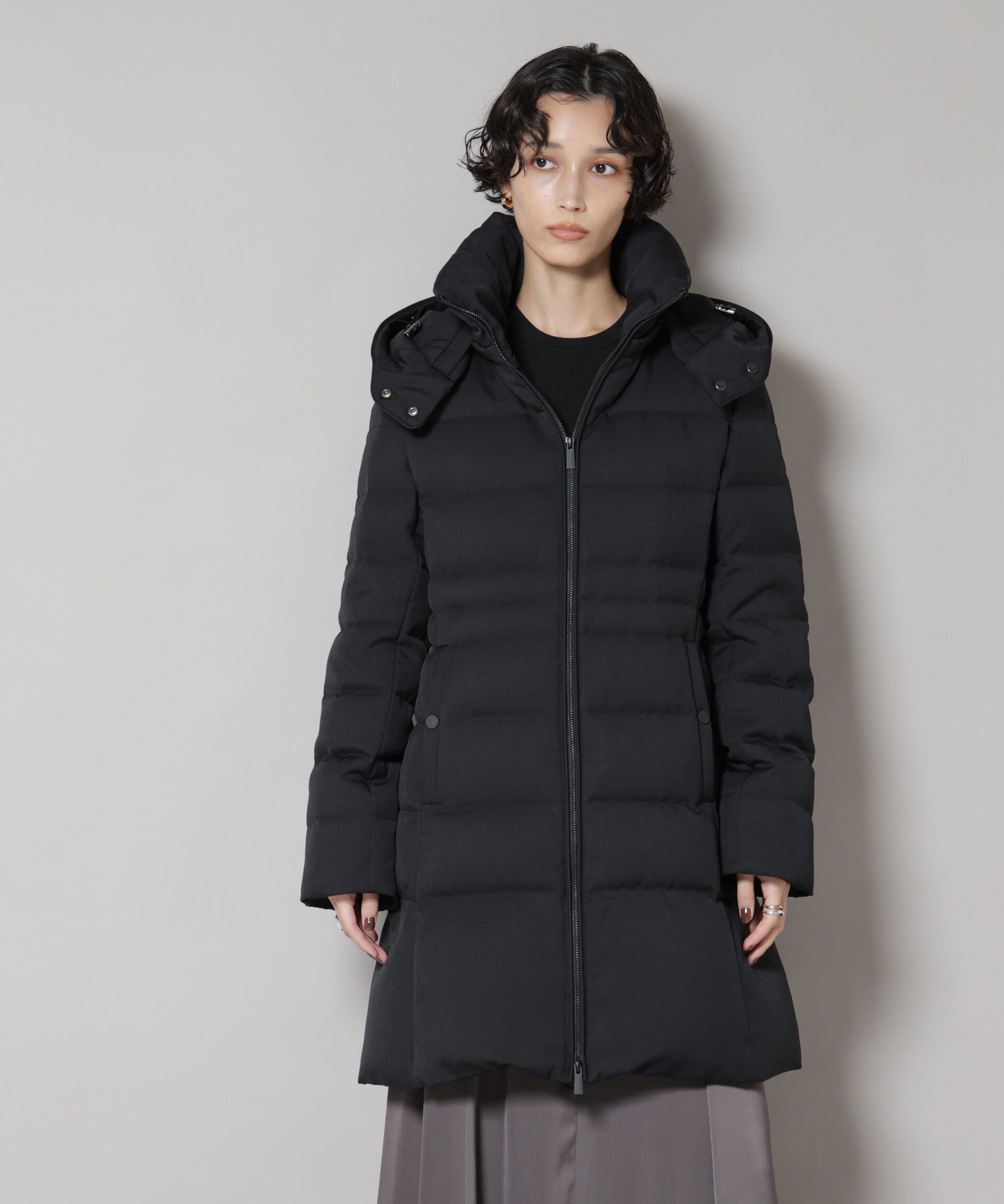 nano･universe「「西川ダウン(R)」サージロングダウン」|ダウン|