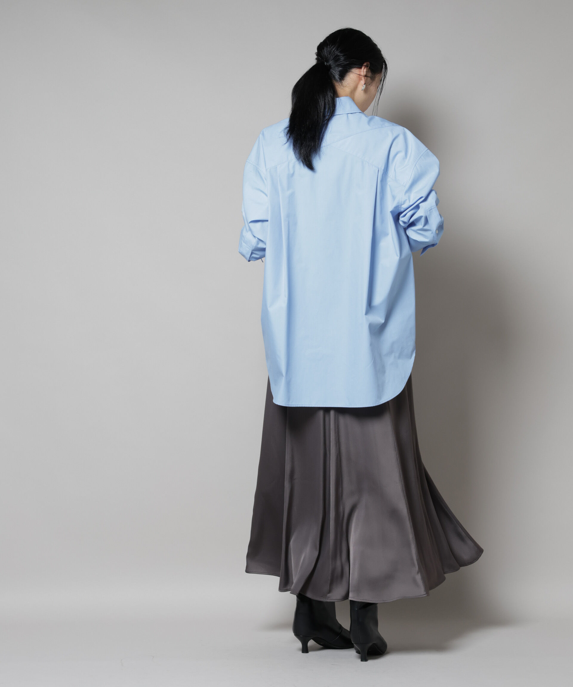 nano･universe「バッククロスオーバーシャツ」|シャツ・ブラウス|