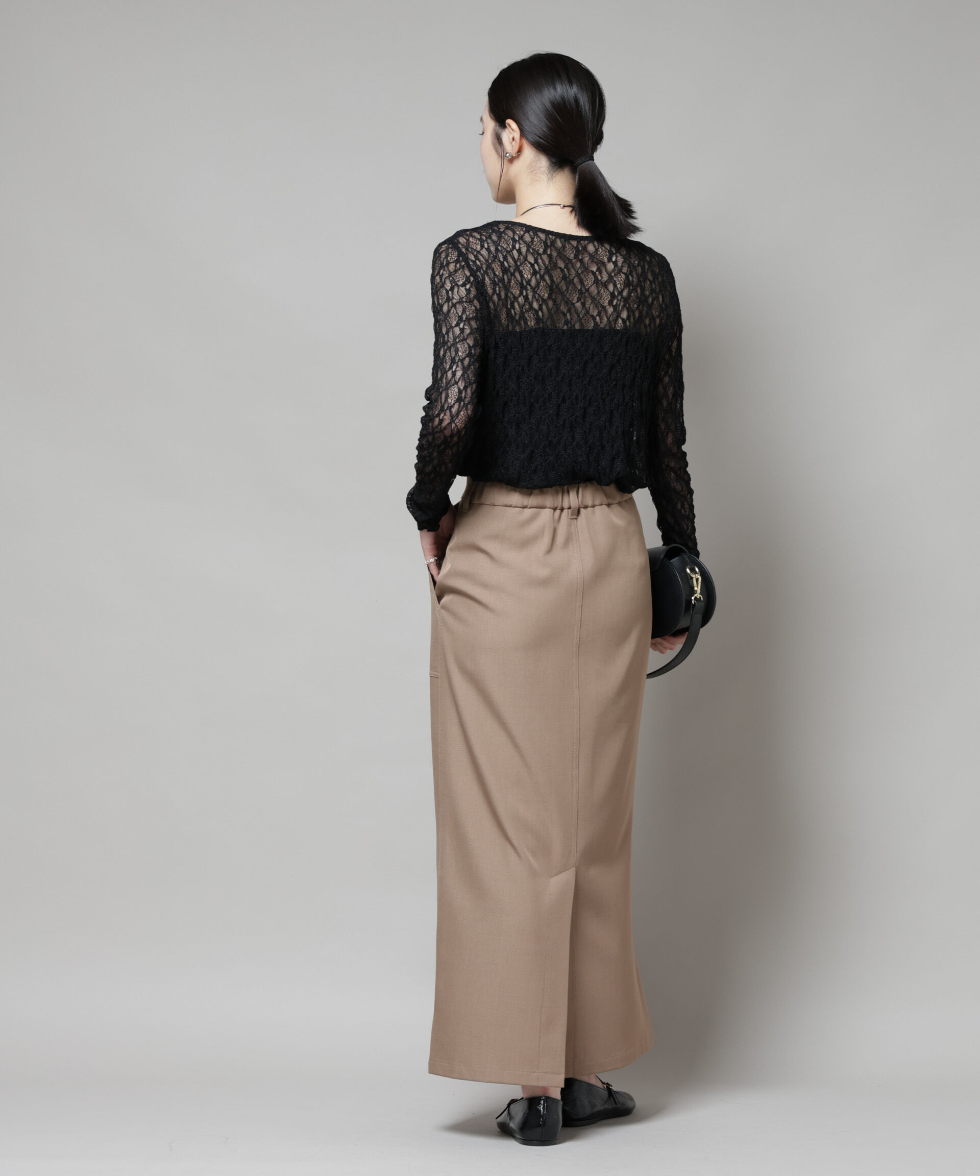 nano･universe「ポケットディティールナロースカート(セットアップ可)」|スカート|