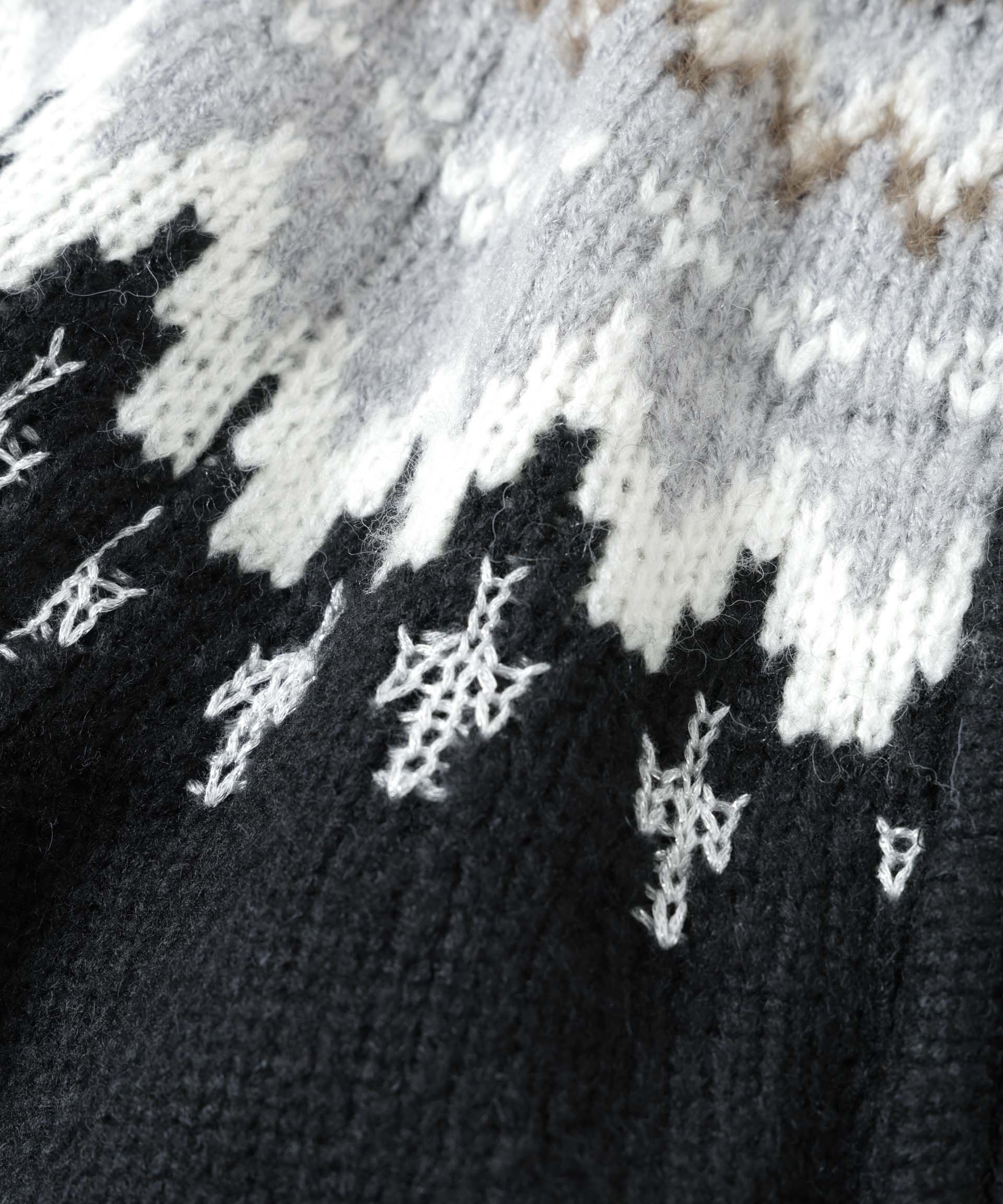 nano･universe「求心ショートzipカーディガン」|ニット・セーター|