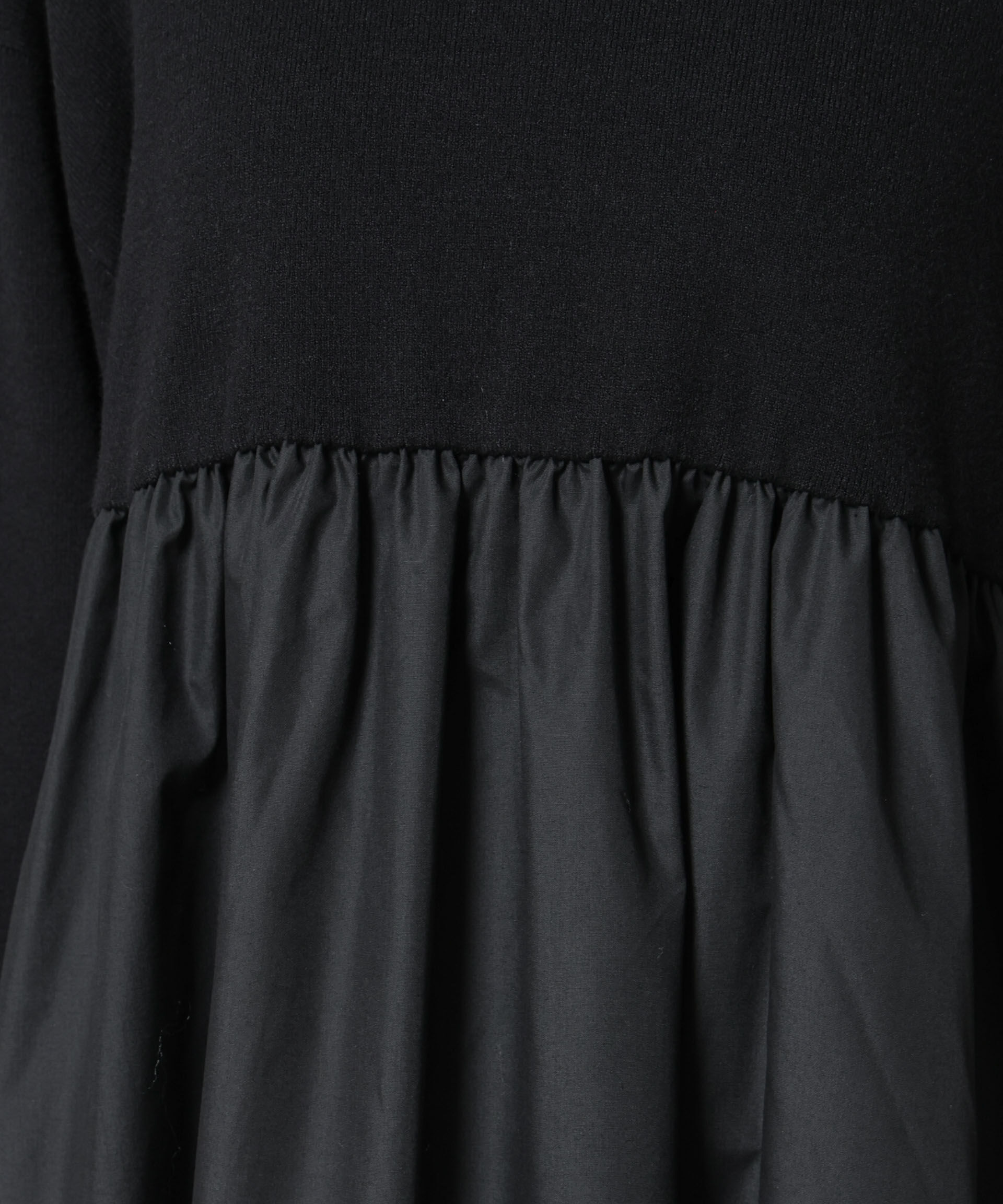 nano･universe「異素材コンビドッキングタートルワンピース」|ワンピース|