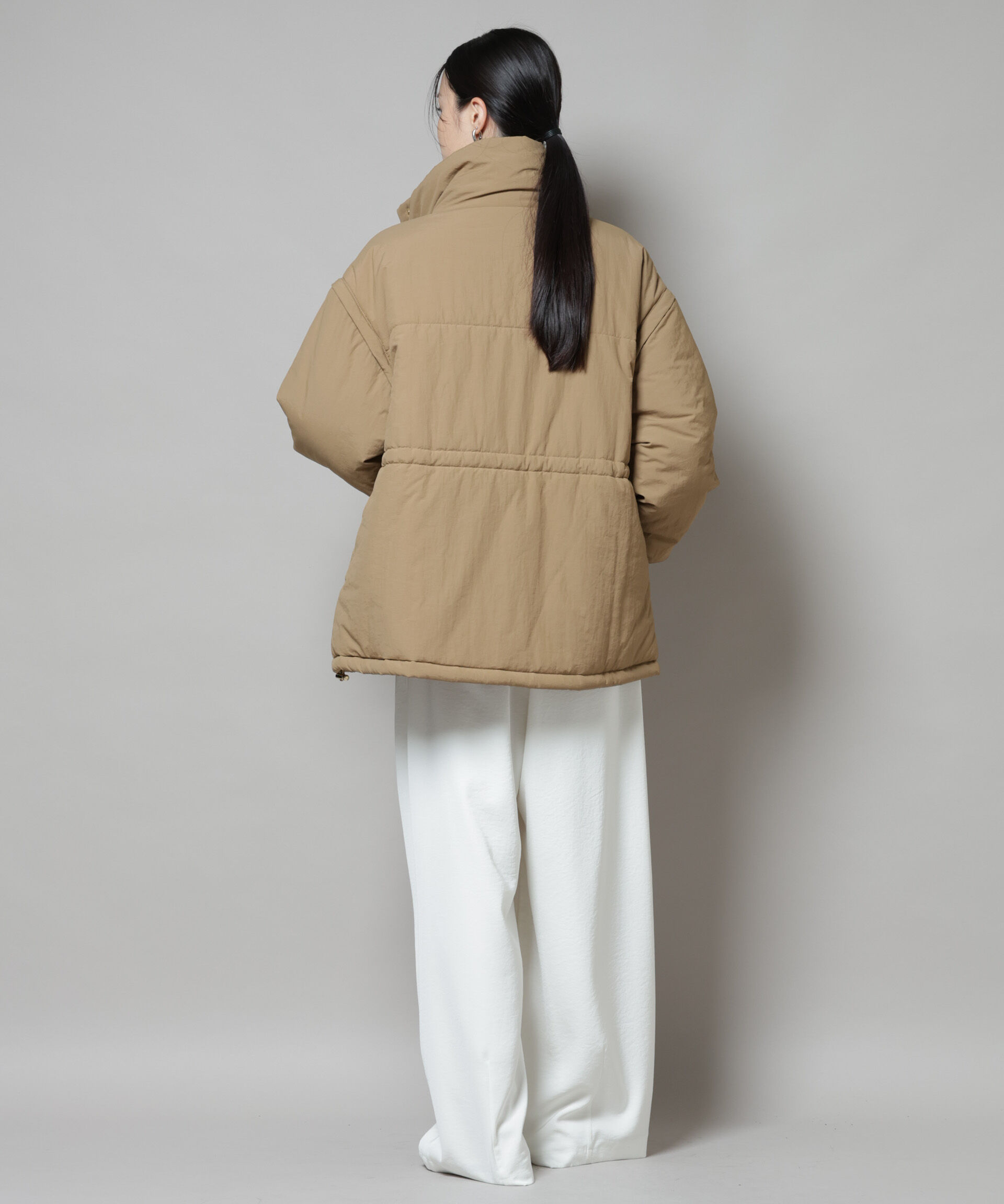 nano･universe「撥水加工・機能中綿 ２wayベスト＆スタンドジップブルゾン」|その他|