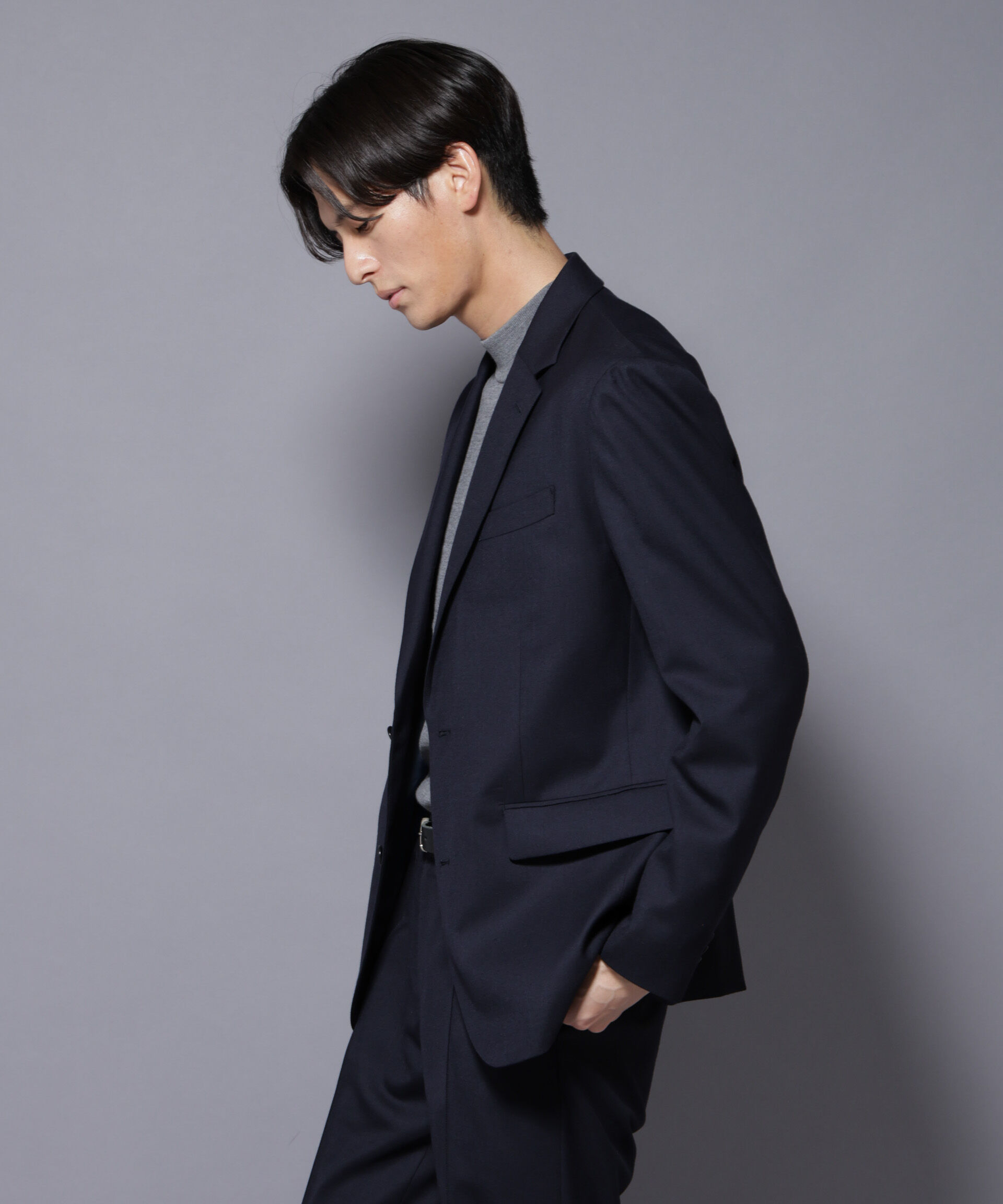 nano･universe「｢N JACKET PREMIUM｣RENU(R) ｳｰﾙ混洗えるｻｷｿﾆｰｼﾞｬｹｯﾄ(ｾｯﾄｱｯ」|スーツ|