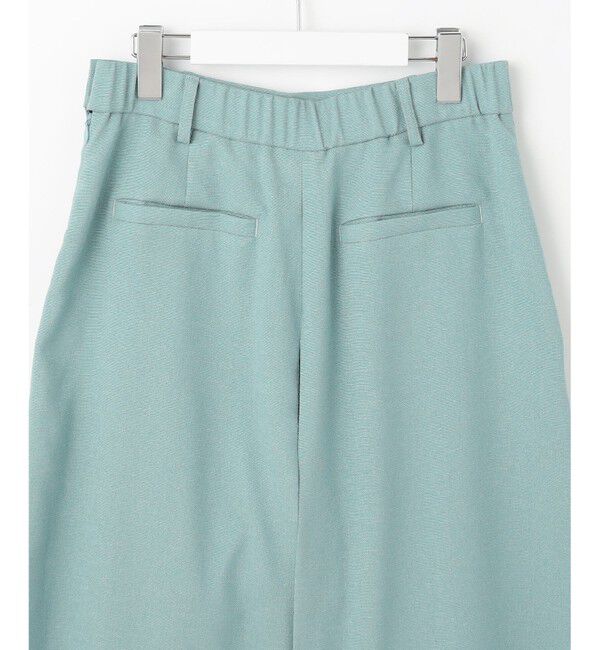 自由区「【セットアップ対応・接触冷感・洗える】リネンライクシンセティックキュロット パンツ」|キュロット|