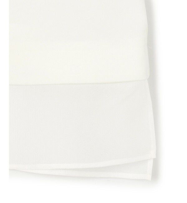 23区「【新色追加/Oggi掲載】ストレッチジョーゼット シアーコンビ カットソー」|Tシャツ・カットソー|