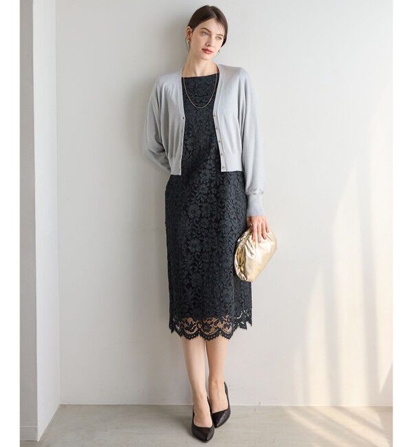 23区「【APPLAUDIR】シャイニーフラワーレース ドレス」|ドレス|