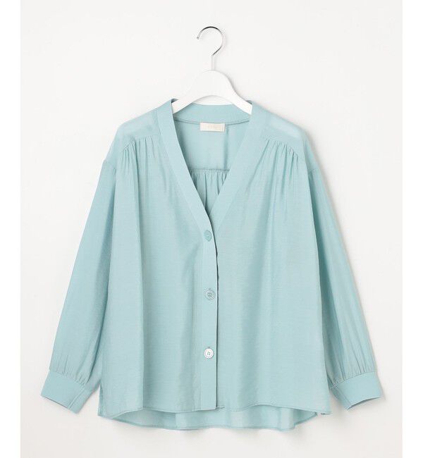 ANY SIS「シアーギャザー カーディガン」|カーディガン|