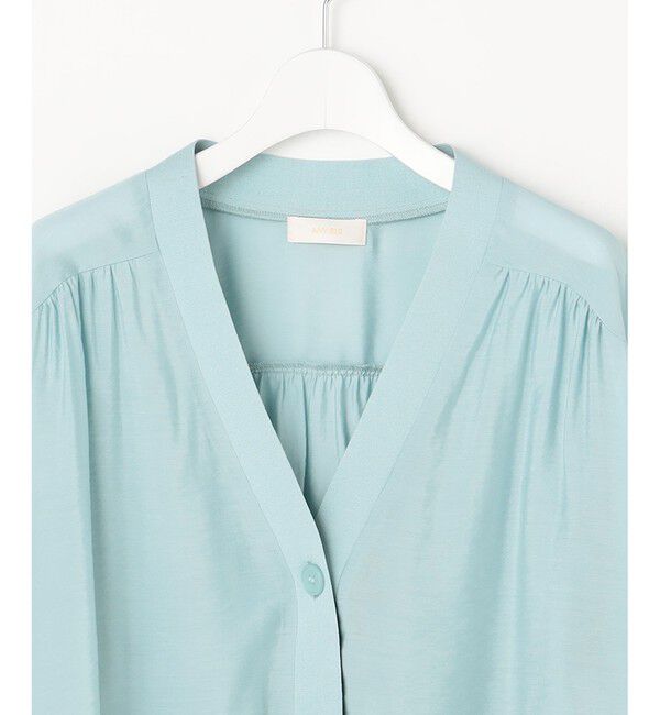 ANY SIS「シアーギャザー カーディガン」|カーディガン|