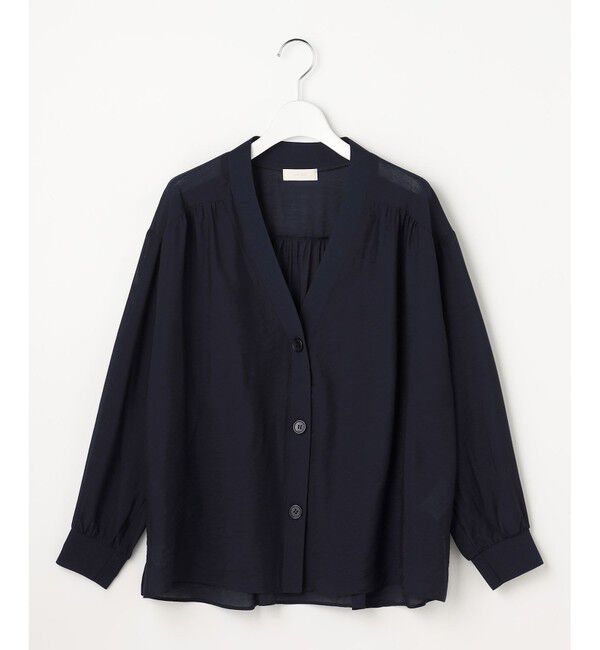 ANY SIS「シアーギャザー カーディガン」|カーディガン|