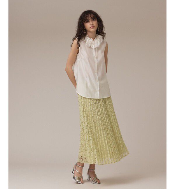 Diagram「マルチフリルノースリーブブラウス」|シャツ・ブラウス|