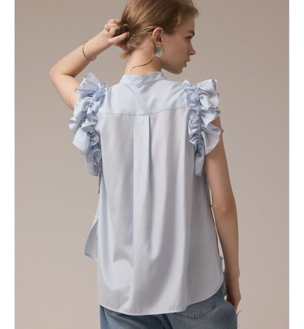 Diagram「マルチフリルノースリーブブラウス」|シャツ・ブラウス|