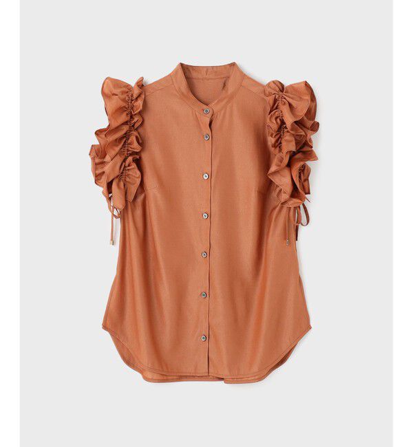 Diagram「マルチフリルノースリーブブラウス」|シャツ・ブラウス|