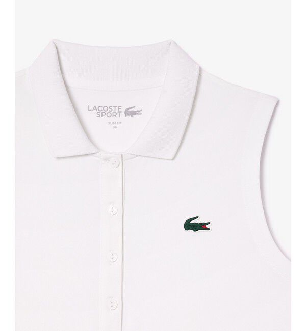 LACOSTE「UVカット UPF50+ ウルトラドライノースリーブゴルフポロシャツ」|ポロシャツ|