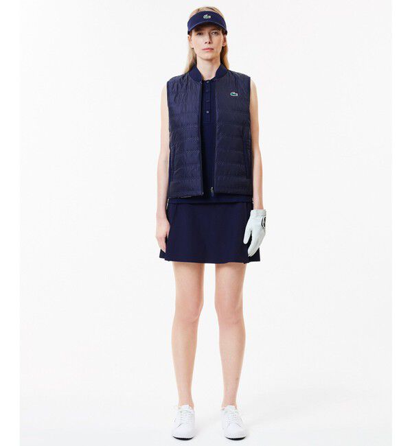 LACOSTE「UVカット UPF50+ ウルトラドライノースリーブゴルフポロシャツ」|ポロシャツ|