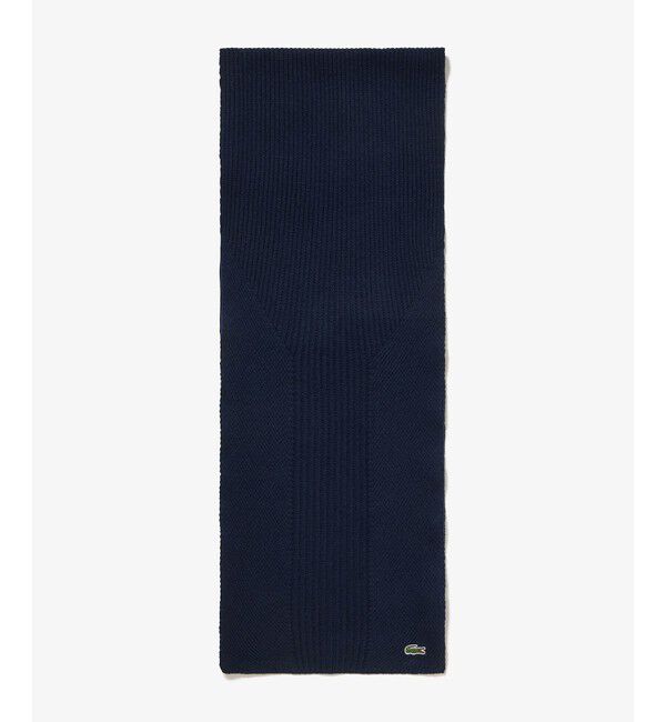 LACOSTE「コンビ・ニッティングマフラー」|マフラー|