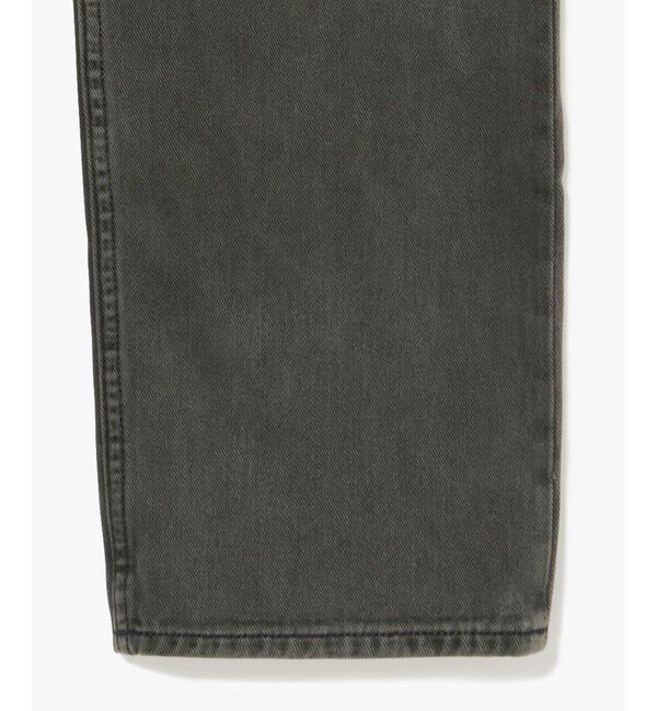 LACOSTE「オーガニックコットンガーメントダイ ルーズフィット ストレートデニムパンツ」|デニム|