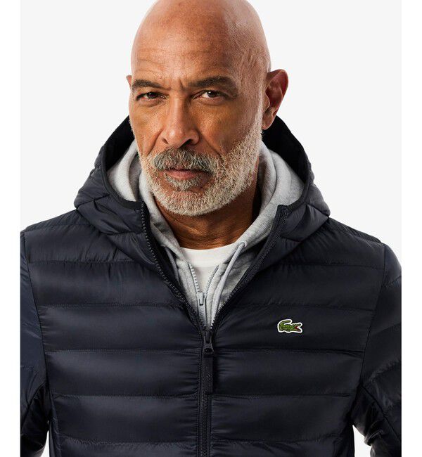 LACOSTE「撥水キルテッドパフジャケット」|ダウン|