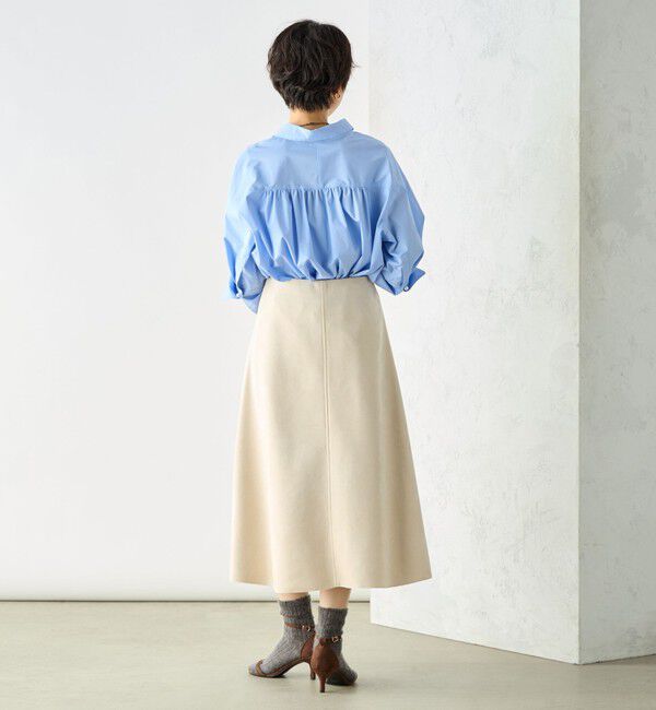 NOLLEY'S sophi「スエードダンボールフレアスカート」|フレア|