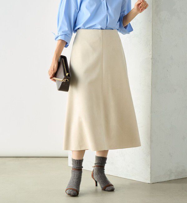 NOLLEY'S sophi「スエードダンボールフレアスカート」|フレア|
