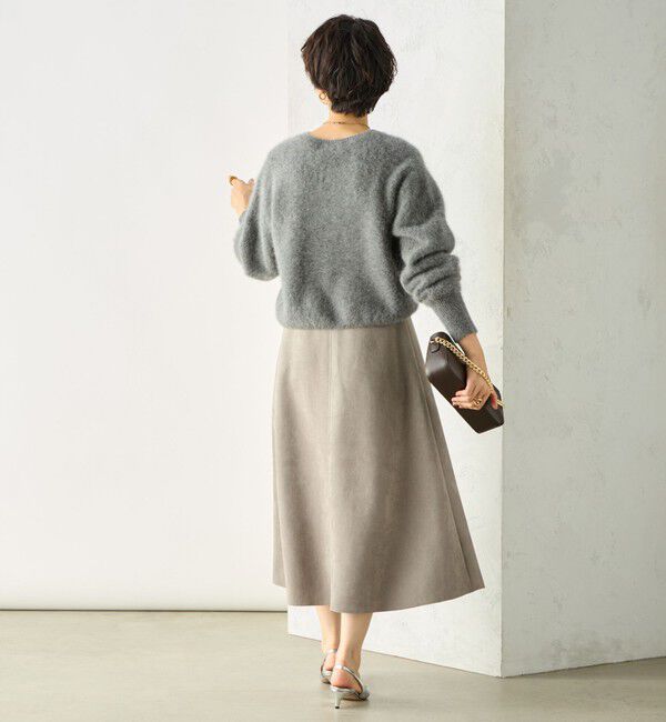 NOLLEY'S sophi「スエードダンボールフレアスカート」|フレア|