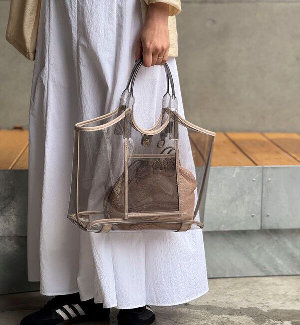 NOLLEY'S「PVCトート＆メッシュ巾着バッグ」|トートバッグ|