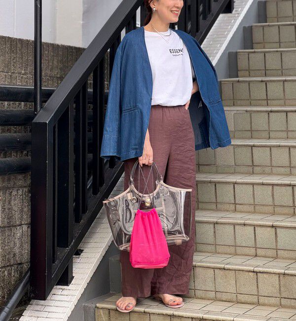 NOLLEY'S「PVCトート＆メッシュ巾着バッグ」|トートバッグ|