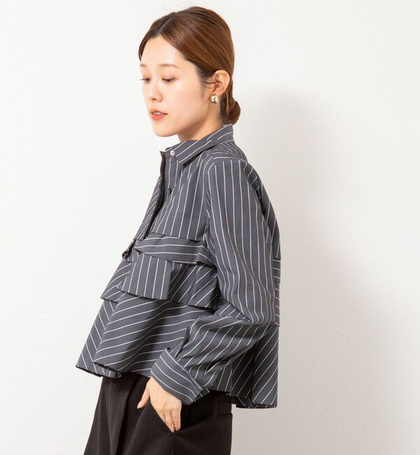 NOLLEY'S「【MARILYN MOON/マリリーンムーン】layered raffle blouse」|シャツ・ブラウス|
