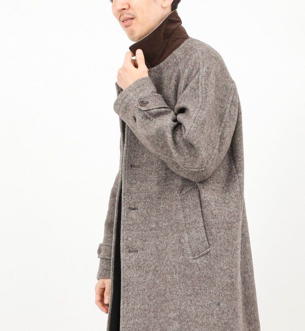 NOLLEY'S goodman「《ビジカジ対応》尾州ビーバーステンカラーコート 25AW」|ステンカラーコート|