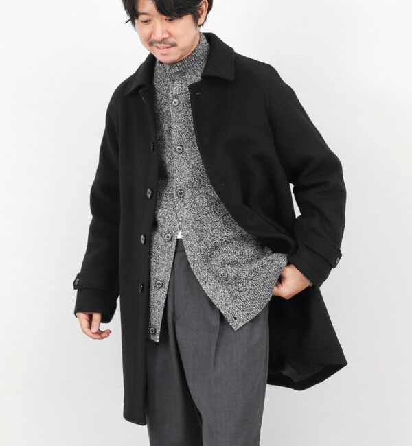 NOLLEY'S goodman「《ビジカジ対応》尾州ビーバーステンカラーコート 25AW」|ステンカラーコート|