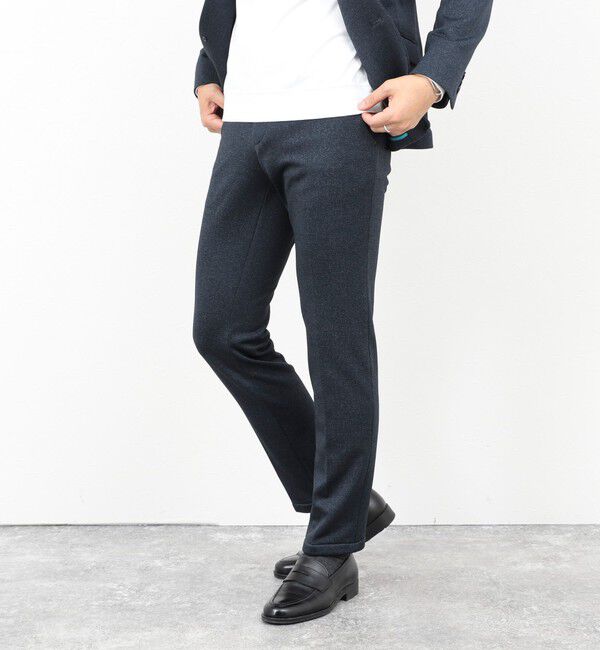 Stutostein「《ビジカジ/セットアップ対応》CORDURA 裏起毛ストレッチパンツ 25AW」|チノ|