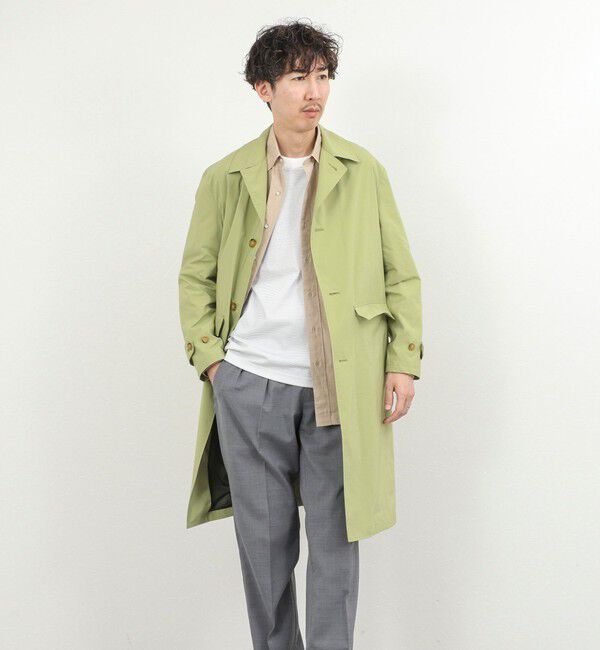 NOLLEY'S goodman「《ビジカジ対応》【ダントツ撥水】ステンカラーコート 26SS」|ステンカラーコート|
