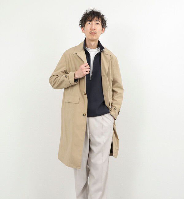 NOLLEY'S goodman「《ビジカジ対応》【ダントツ撥水】ステンカラーコート 26SS」|ステンカラーコート|
