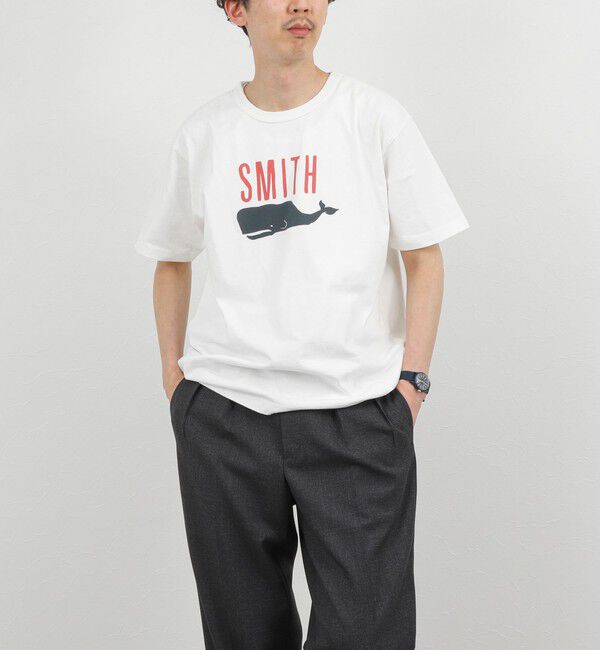 NOLLEY'S goodman「【BARNS OUTFITTERS】別注 SMITH プリントTシャツ 26SS」|Tシャツ・カットソー|