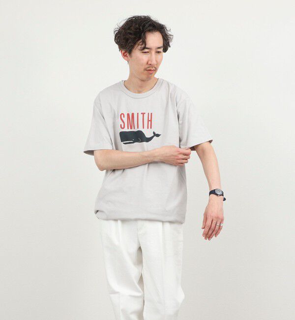 NOLLEY'S goodman「【BARNS OUTFITTERS】別注 SMITH プリントTシャツ 26SS」|Tシャツ・カットソー|