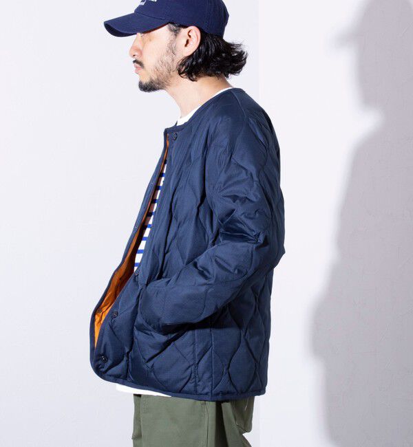 GLOSTER「【TAION/タイオン】GLOSTER別注 ミリタリーライナージャケット ノーカラーMA-1 M65」|ダウン|