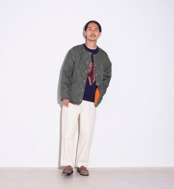 GLOSTER「【TAION/タイオン】GLOSTER別注 ミリタリーライナージャケット ノーカラーMA-1 M65」|ダウン|